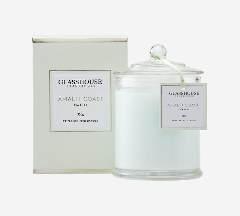 Amalfi Coast Glasshouse Candle Floret Boutique
