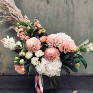 abundant love floral arrangement
