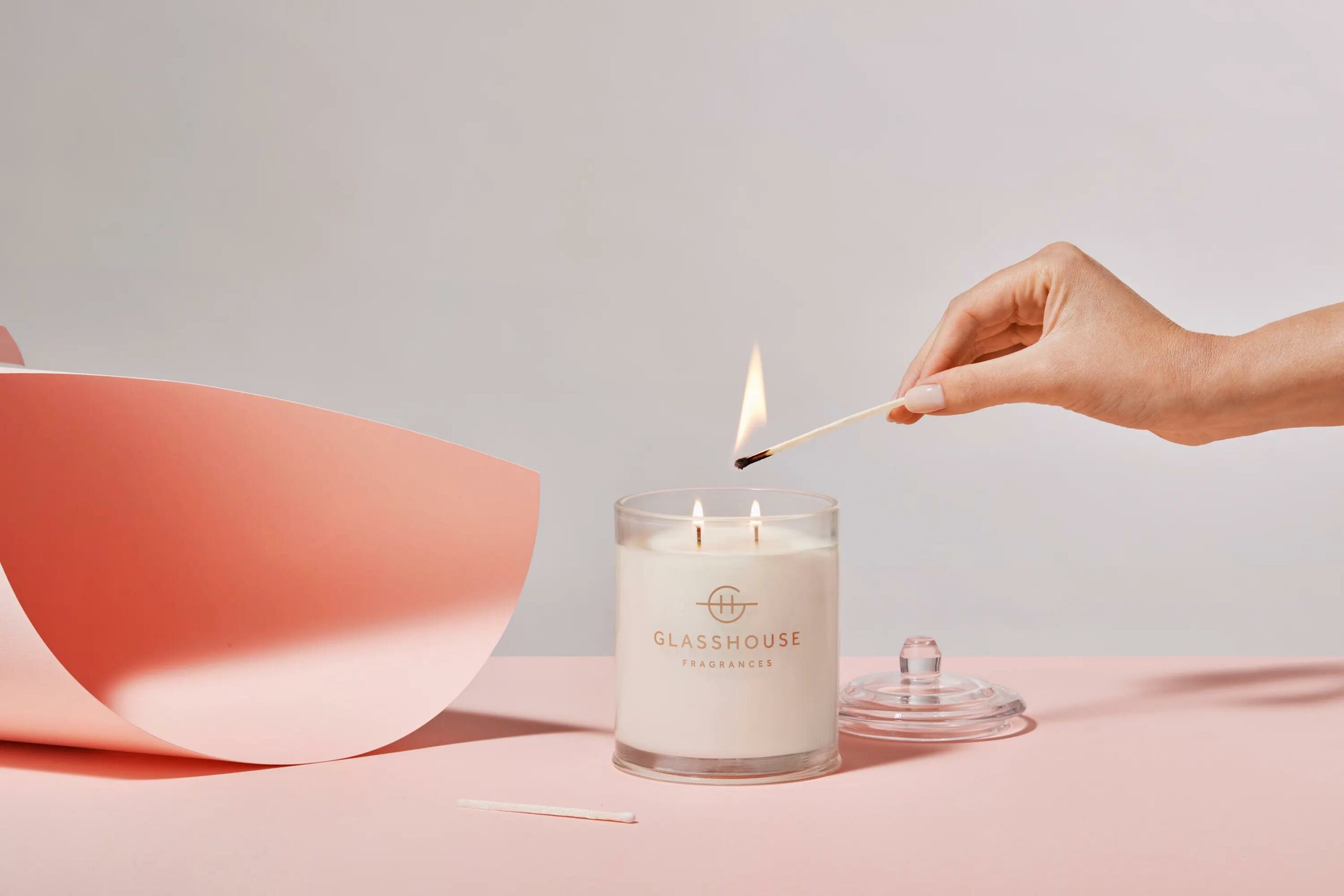Immerse yourself in the captivating fragrances of Glasshouse Candles.